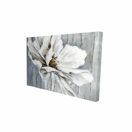 FONDO 12 x 18 in. Flower on Wood-Print on Canvas FO2783966